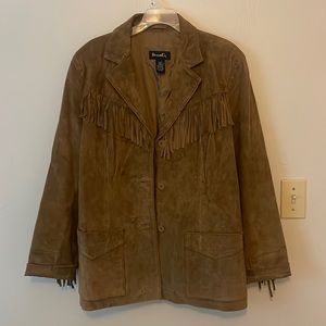 Leather Fringe Jacket